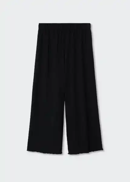 Pantalón Frida-H Negro Talla S Mujer Mango