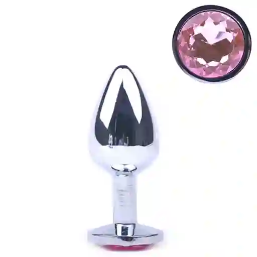 Plug Acostumbrador Anal Metálico Con Joya