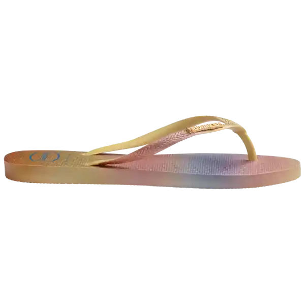 Sandalias Slim Gradient Amarillo Limón T. 42 4146908 Havaianas