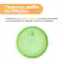 Vaso de Vidrio de Con Tapa de Silicona Verde Miniso