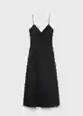 Vestido Mario Negro Talla XS Mujer Mango