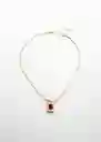 Collar Eider Oro Talla 99 Mujer Mango