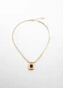 Collar Eider Oro Talla 99 Mujer Mango