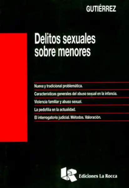 Delitos Sexuales Sobre Menores - Pedro A. Gutiérrez