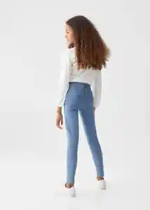 Jean Jegging5 Tejano Medio Talla 08 Niña Mango