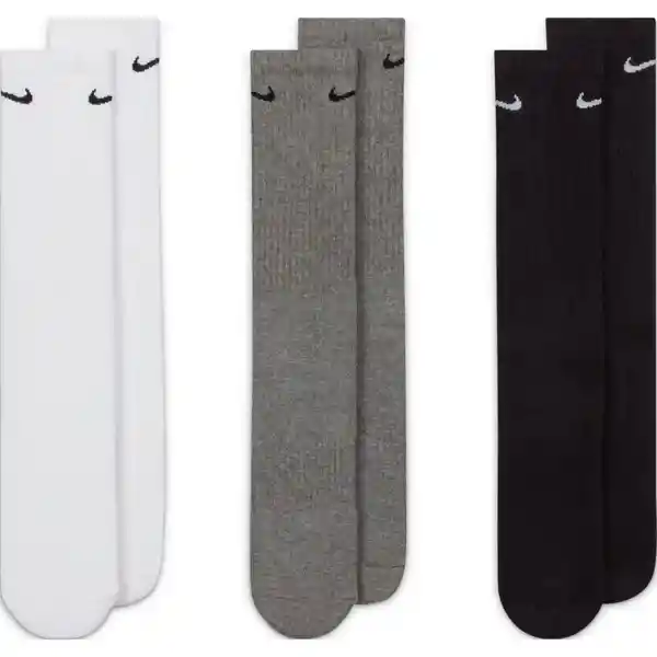 Nike Calcetines Everyday Cush Crew de Hombre Multicolor Talla MD