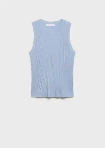 Top Bugambi Celeste Talla L Mujer Mango