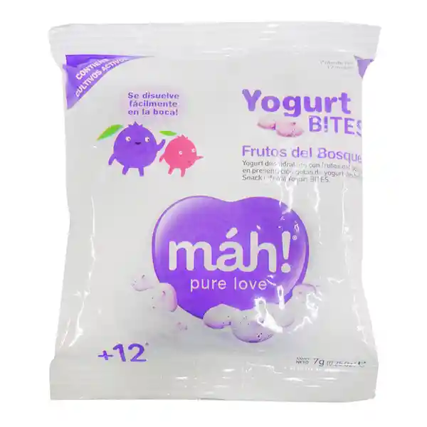 Yogurt Mah! Bites Deshidratado Frutos Bosque