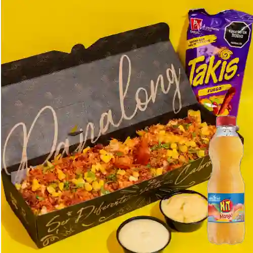 Combo Papalong Takis + Hit Mango 500 ml