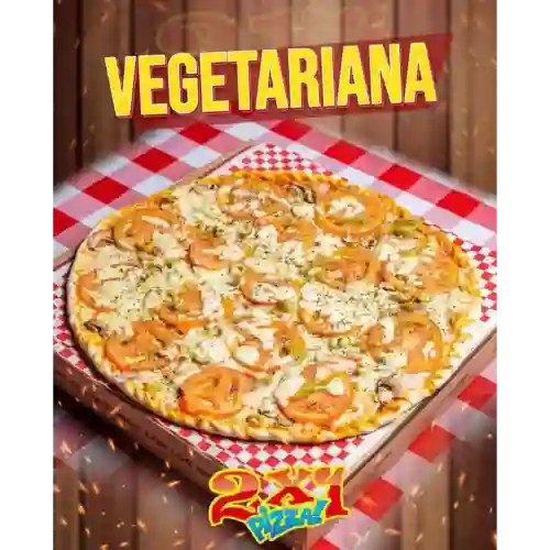 2X1 Pizza Mediana Vegetariana 28 Cm