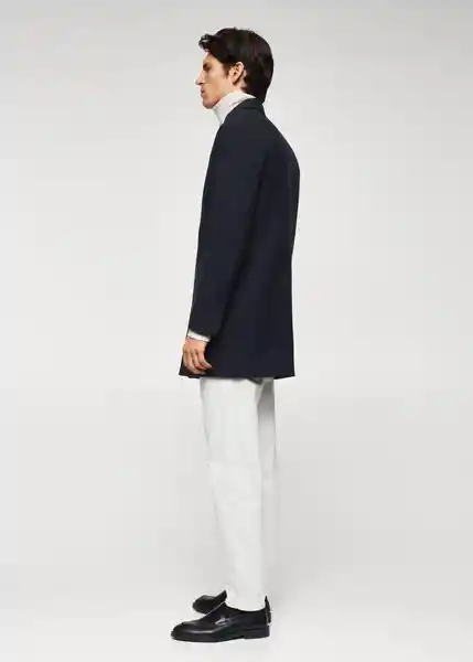 Abrigo Hake-I Navy Talla S Hombre Mango