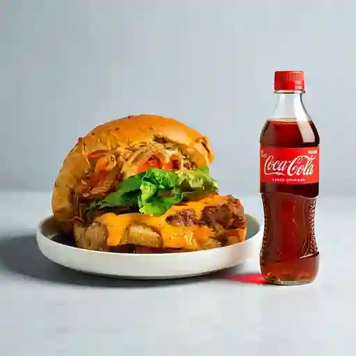 Combo Hamburguesa Triceratops +Cocacola Orig 400ml