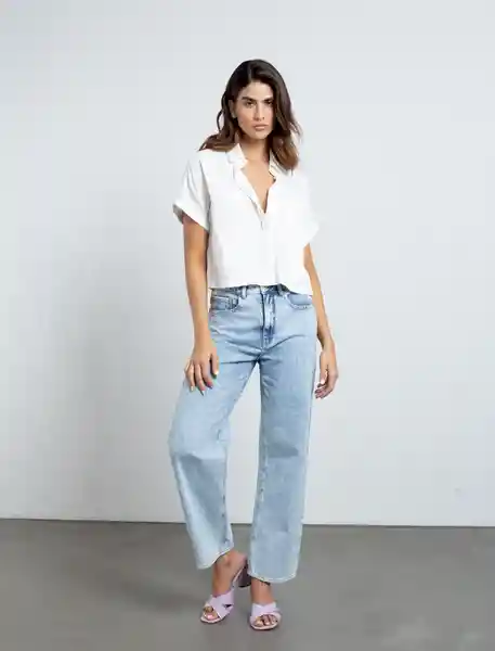 Jean Mujer Azul Índigo Medio Talla 6 492e029 Naf Naf