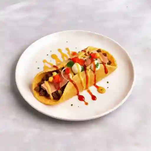 Arepa De Carne Mechada