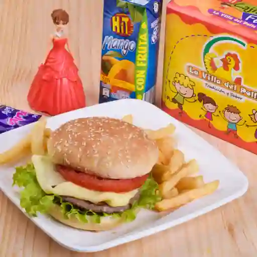 Menú Infantil Hamburguesita