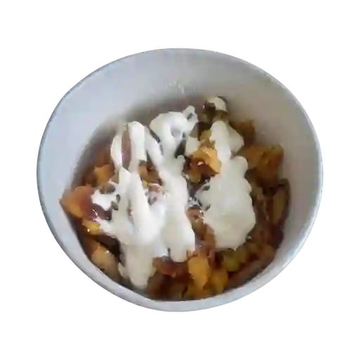 1. Plátano Maduro Con Queso Crema
