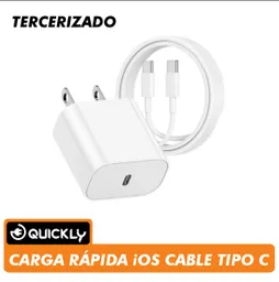 Cargador Carga Rapida Iphone IOs Tipo C