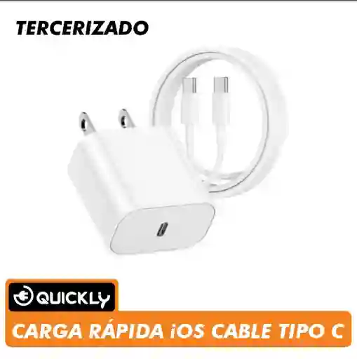 Cargador Carga Rapida Iphone IOs Tipo C