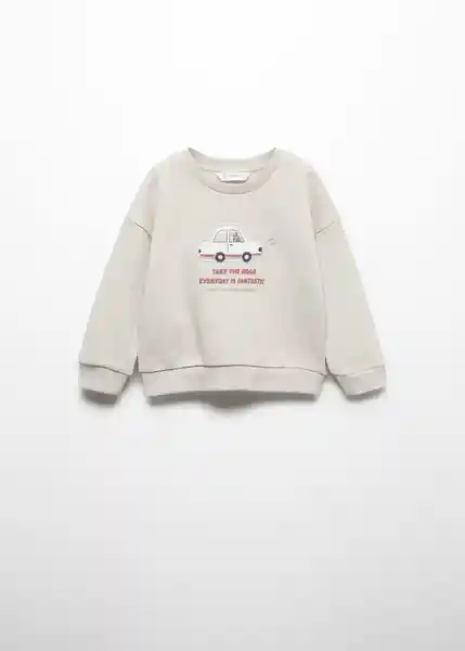 Sudadera Animal Niños Arena Talla 71 Mango