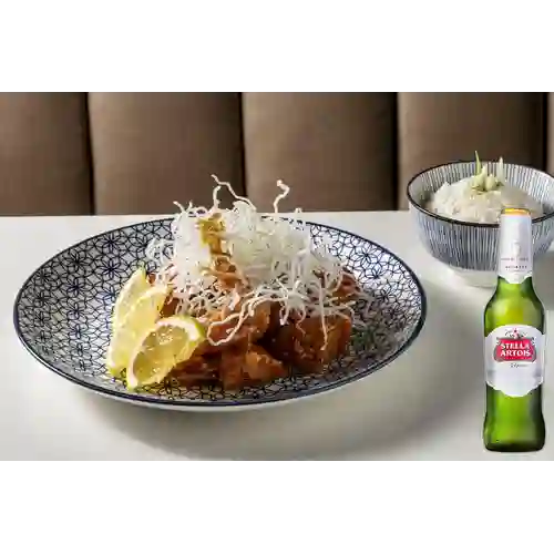 Combo Orange Chicken + Stella Artois Bot. 330ml