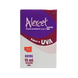 Alercet Solución Oral Sabor a Uva (10 mg) 