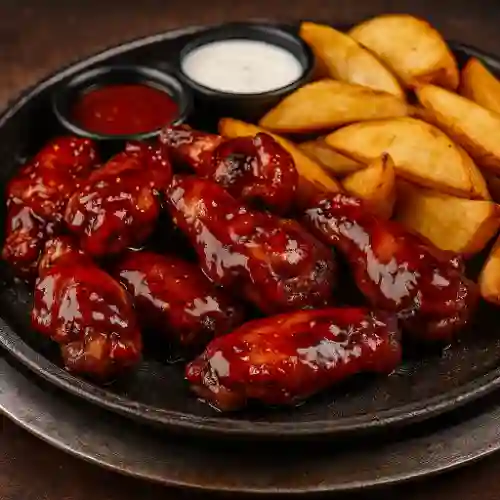 Alitas Bbq O Miel Mostaza