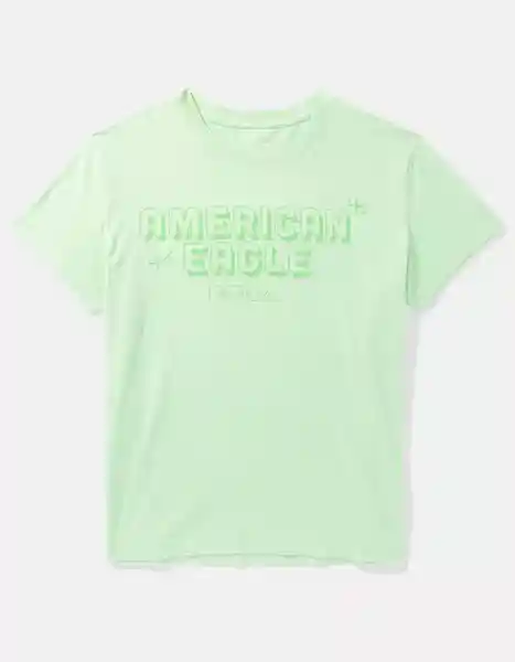 Camiseta Mujer Verde Talla Small American Eagle 03009514