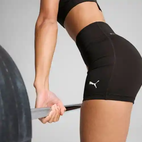Puma Pantaloneta Train All Day Essential de Mujer Negra Talla S