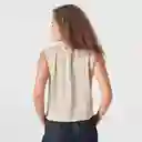 Blusa Cuello Neru Manga Sisa Café Talla S 727280