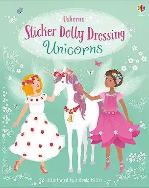 Sticker Dolly Dressing Unicorns - Equipo Editorial