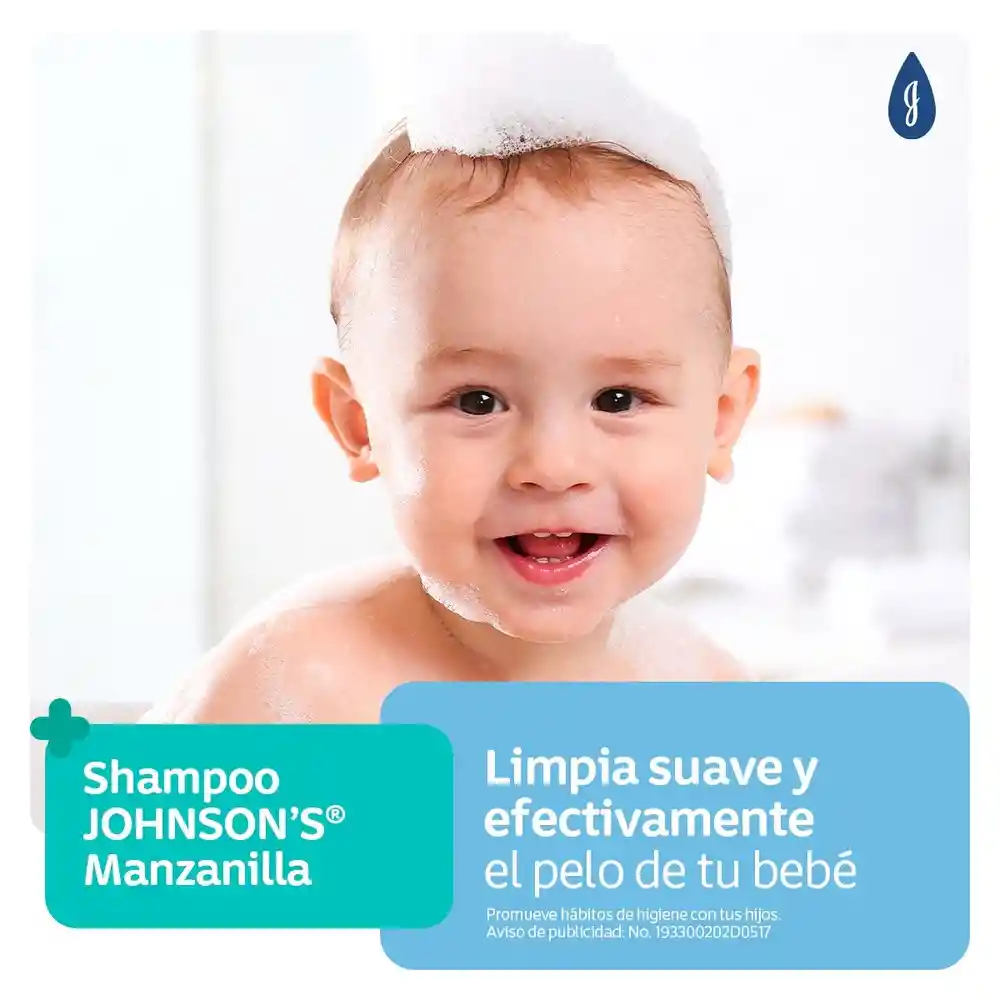 Shampoo Bebé JOHNSON'S Manzanilla 750 ML