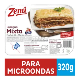 Zenú Lasagna Mixta para Microondas