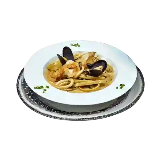 Pasta Setas y Mariscos
