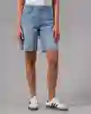 Bermuda Denim Mujer Azul Rivera Medio Talla 6 41948 Rifle