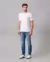 Jean Slim Hombre Azul Denim Medio T 40 40603 Rifle