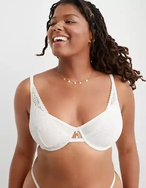 Brasier Aerie Blanco Talla 34 D American Eagle 27925048