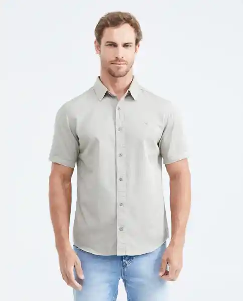 Camisa Basic Dakar Dyed Gris Laurel Medio XXL Chevignon