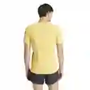 Adidas Camiseta Adizero E Tee Correr Hombre Azul/Gris Talla M
