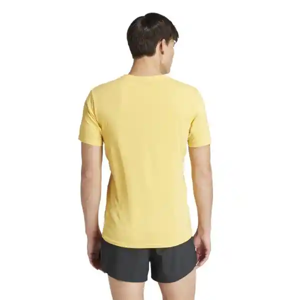 Adidas Camiseta Adizero E Tee Correr Hombre Azul/Gris Talla M