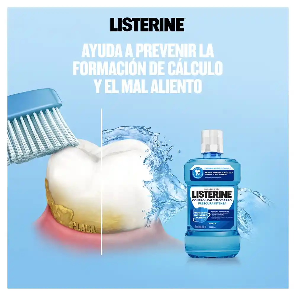 Enjuague Bucal LISTERINE Control Calculo 500 ML