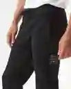 Pantalón Racing Sweat Masculino Negro Sombrio Talla 36 Chevignon