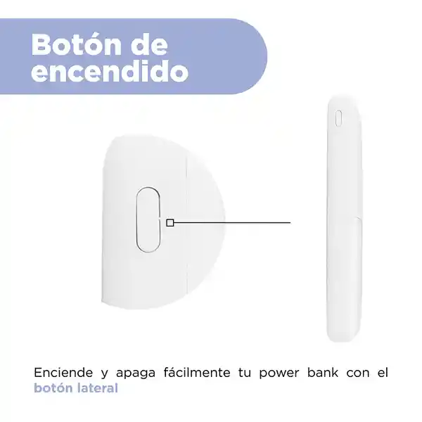 Batería de Respaldo Blanca Mod Sccdb 220616 2 Miniso