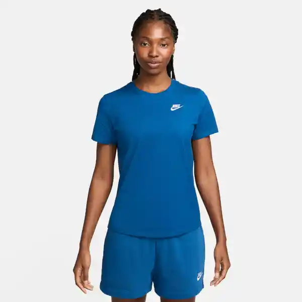 Nike Camiseta W Nsw Tee Club Azul Talla L Ref: DX7902-476