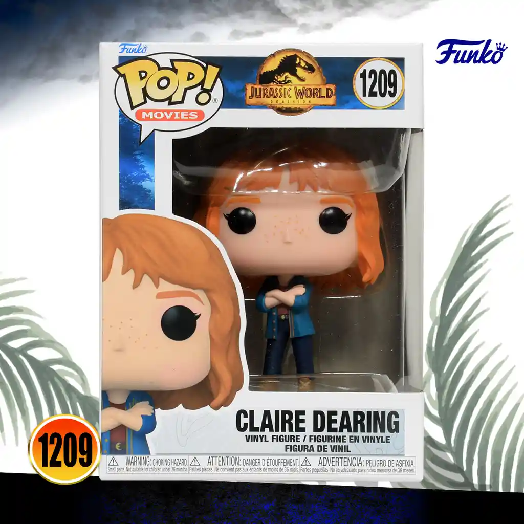 Funko Pop! Figura de Colección Jurassic World Dominion Claire