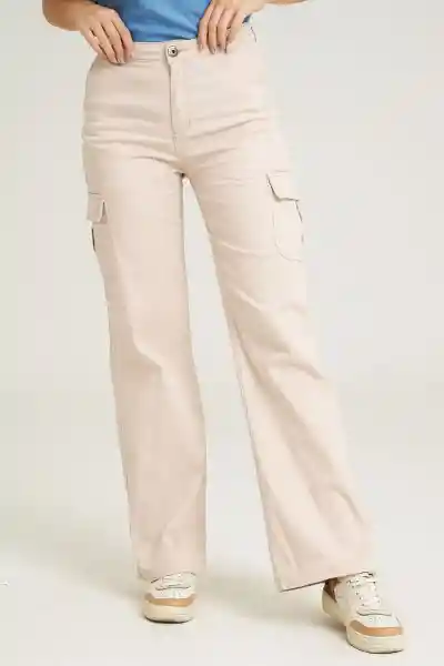 Pantalón Zamolo Color Beige Talla 14 Ragged