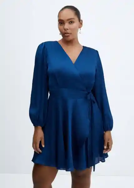 Vestido Rama Tinta Talla 24 Mujer Mango