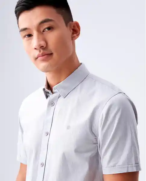  Camisa Hombre Gris Talla Xxl 810D002 AMERICANINO 