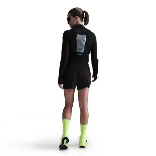 Nike Pantaloneta Swift 2N1 Para Correr de Mujer Negro Talla S