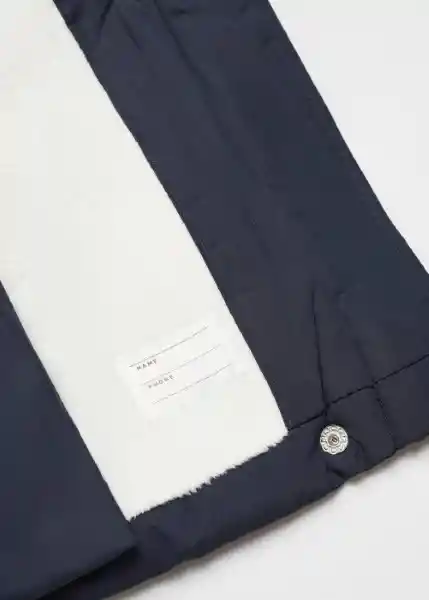 Abrigo Anorak Galo Marino Talla 66 Niña Mango