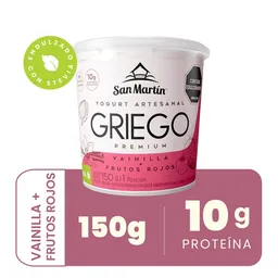 Yogurt Griego Vainilla+frutos Rojo